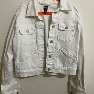 White denim jacket